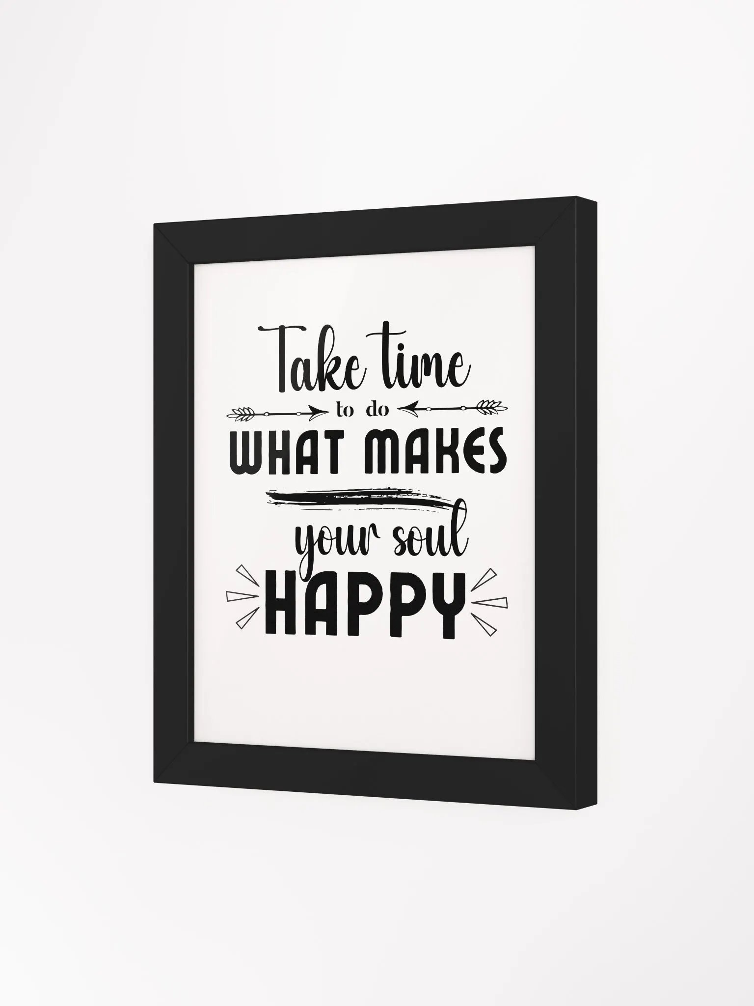 Happy Soul Organic Framed Poster product image (4)