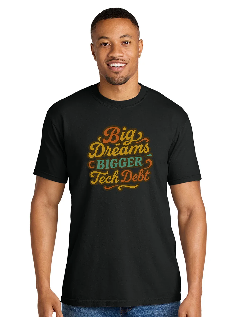 big dreams, bigger tech debt t-shirt product image (10)