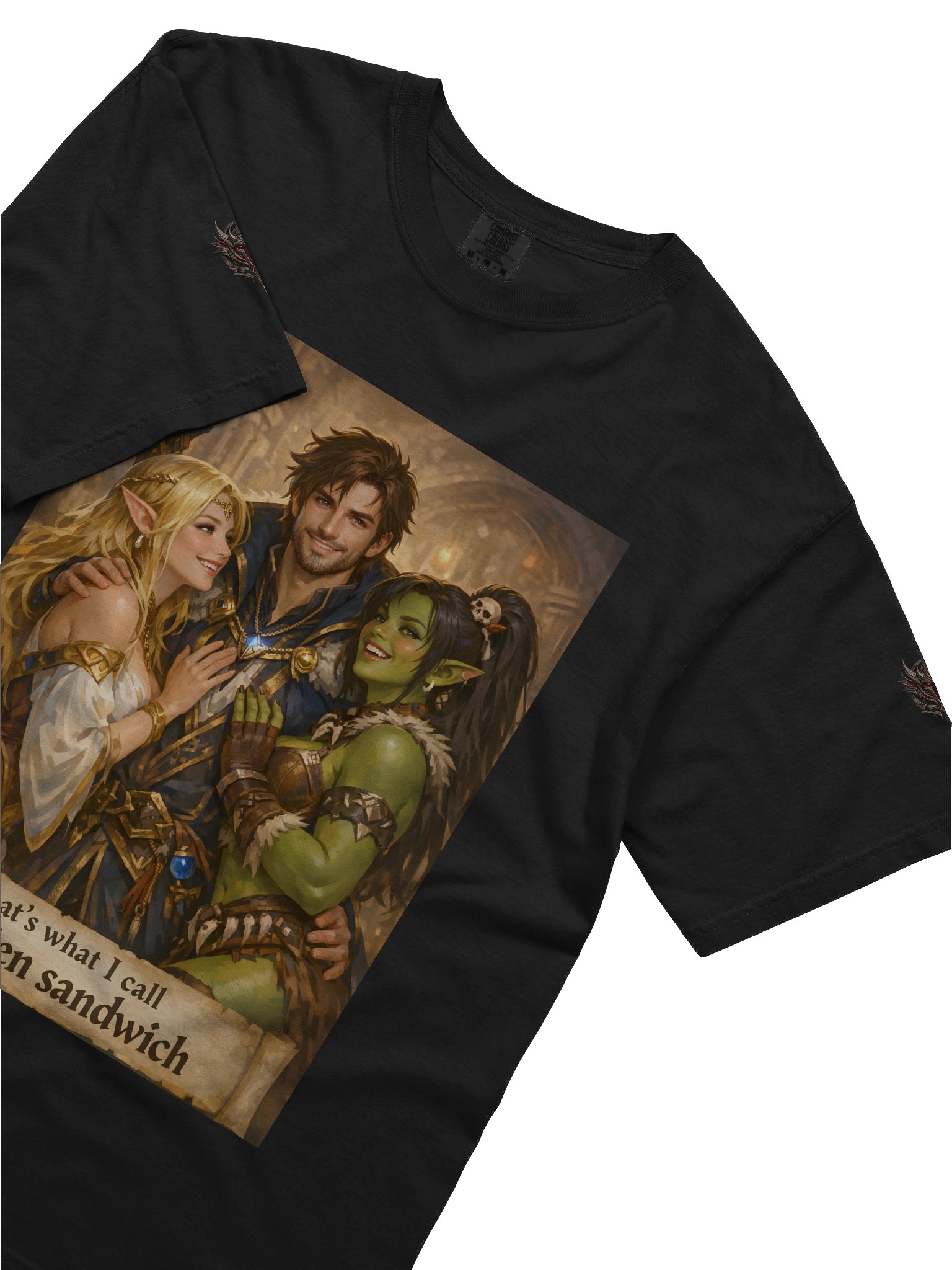 Valdrién Sandwich T-Shirt | Funny Fantasy RPG Graphic Tee product image (5)
