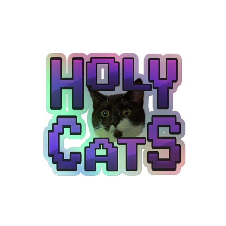 Holy Cats! Sticker. product image (2)