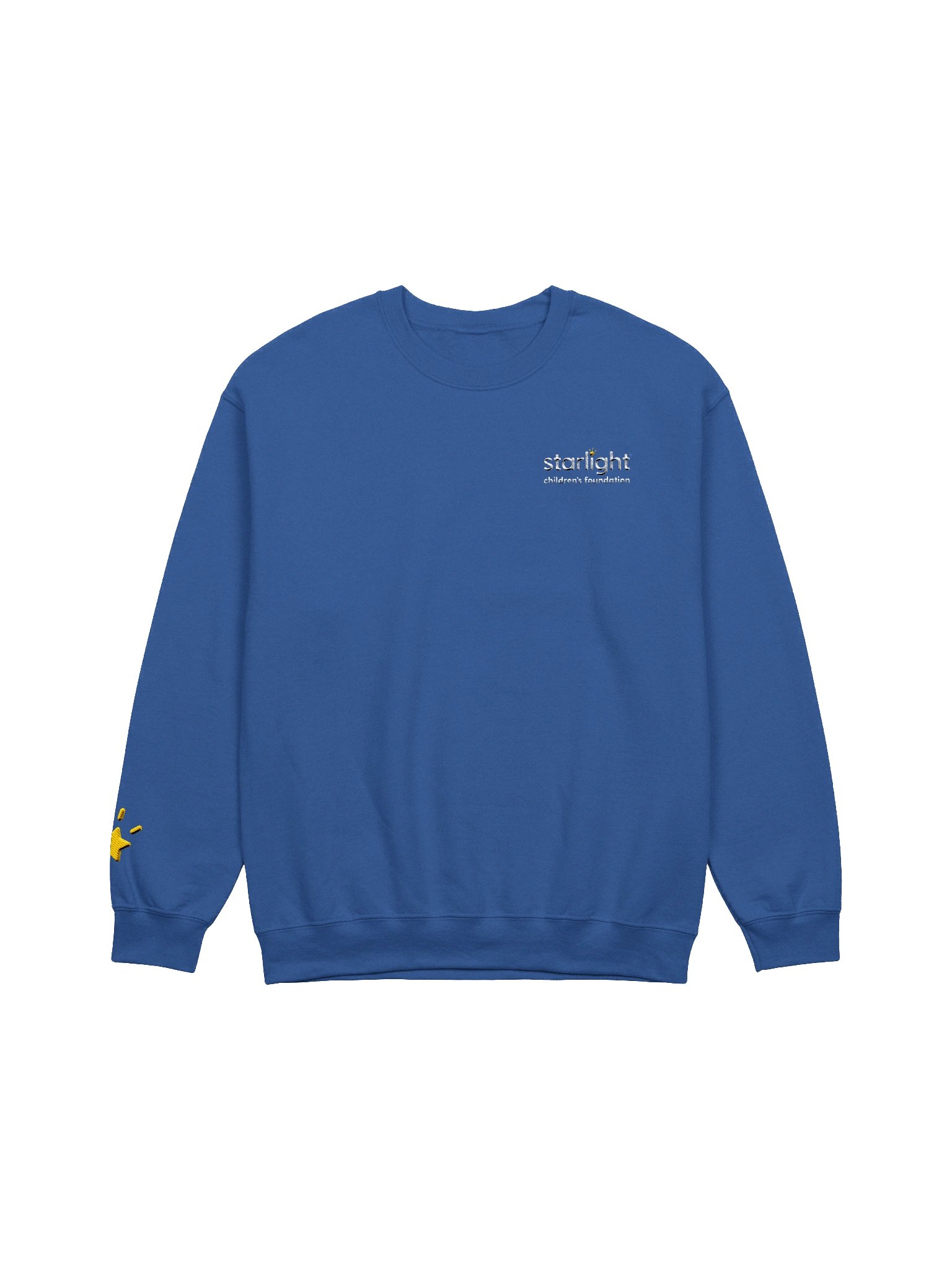Starlight Embroidered Crewneck (Blue) product image (1)