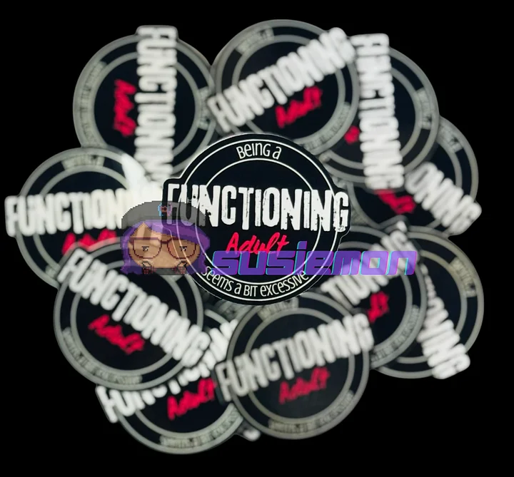 A Bit Excessive Sticker product image (1)