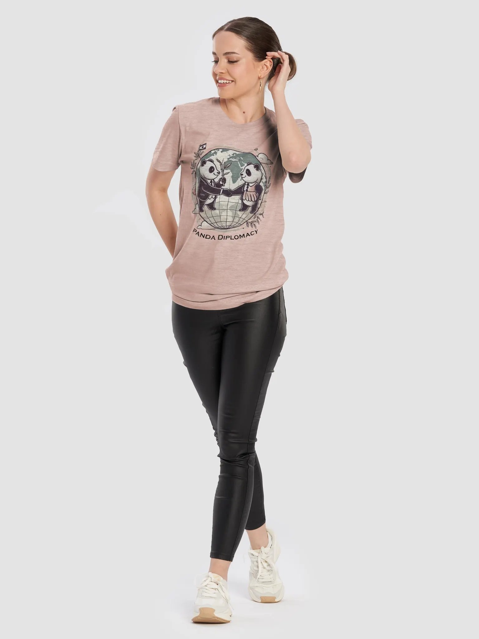 Panda Diplomacy Tee (Light Colors) product image (6)