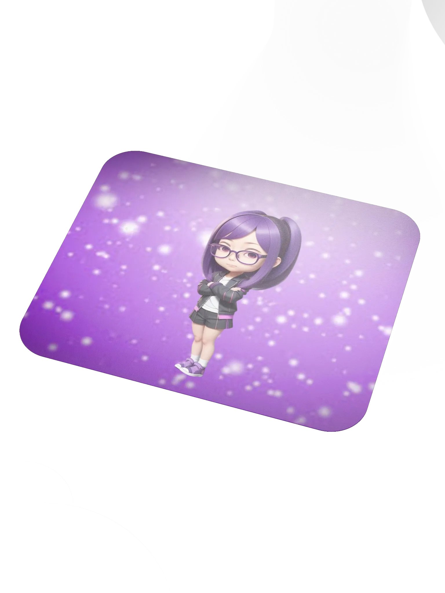 (Purple CHIBI) K Classic Mouse Pad product image (3)