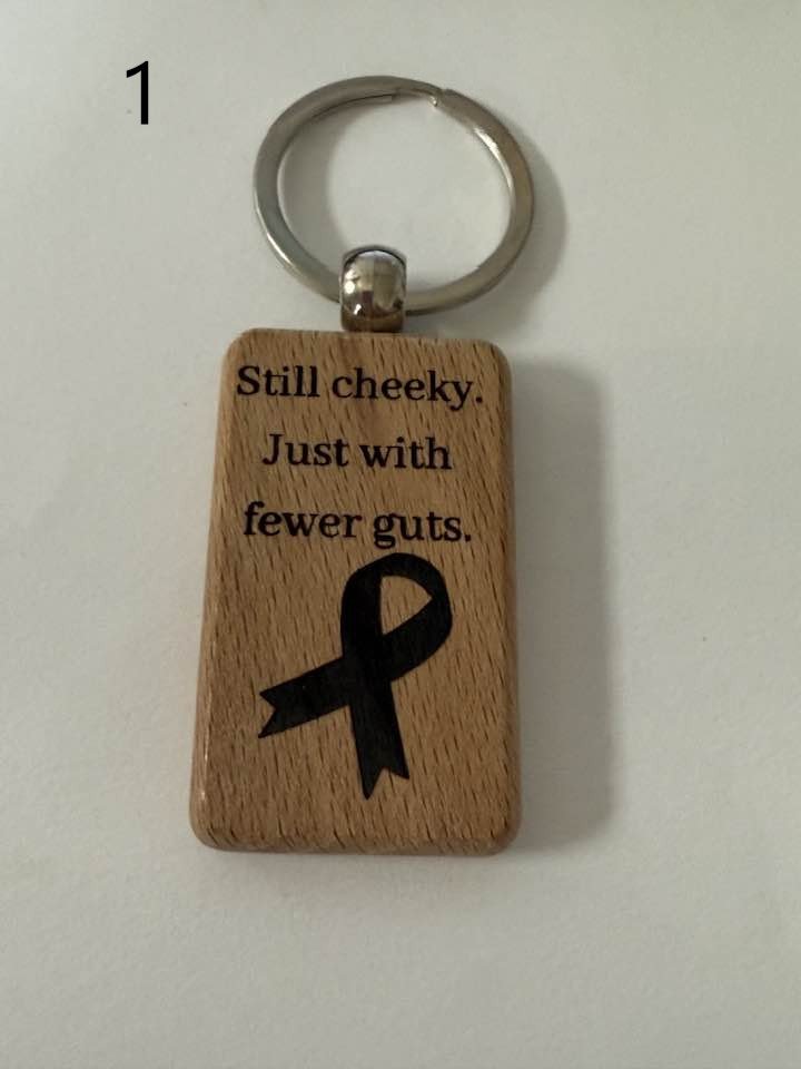 Wooden Engraved Illness Awareness Keychains | Chronic Pain, Cancer, & More (1) product image (1)