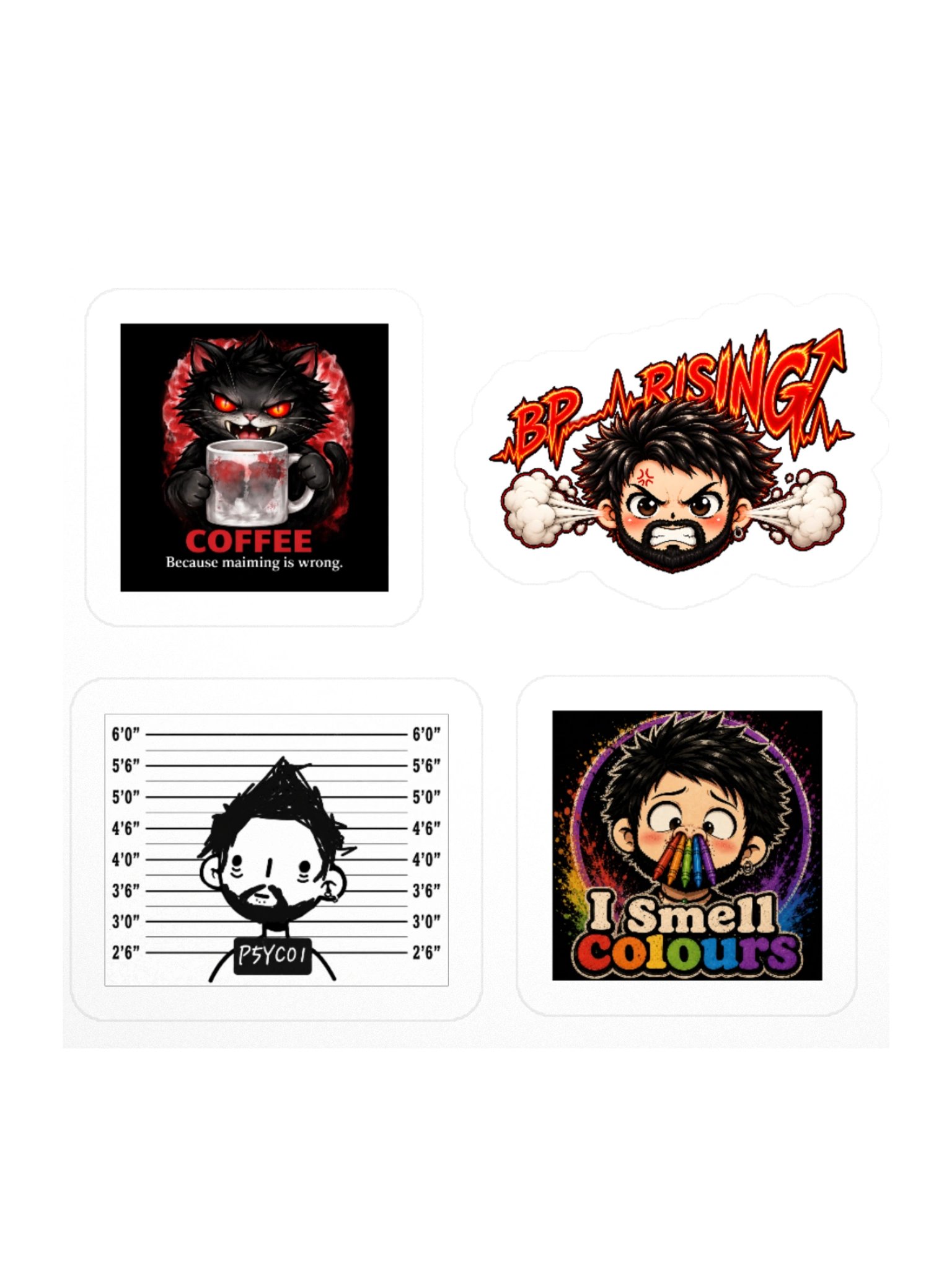P5YC01 Quirky Meme Sticker Set product image (2)
