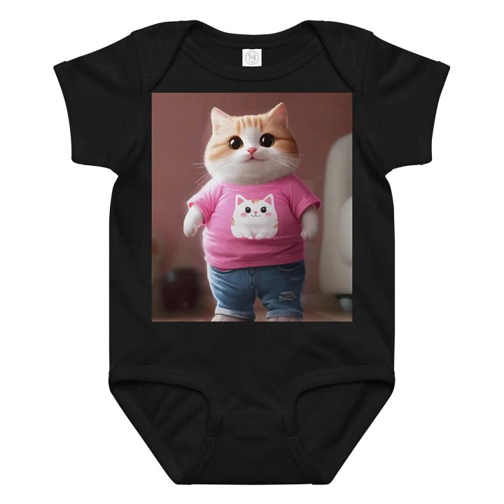Cute Cat Baby Bodysuit / pet.dance.lovers product image (1)