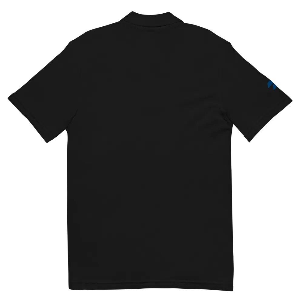 POWERED BY JET A1 - PIQUE BLACK POLO SHIRT product image (11)