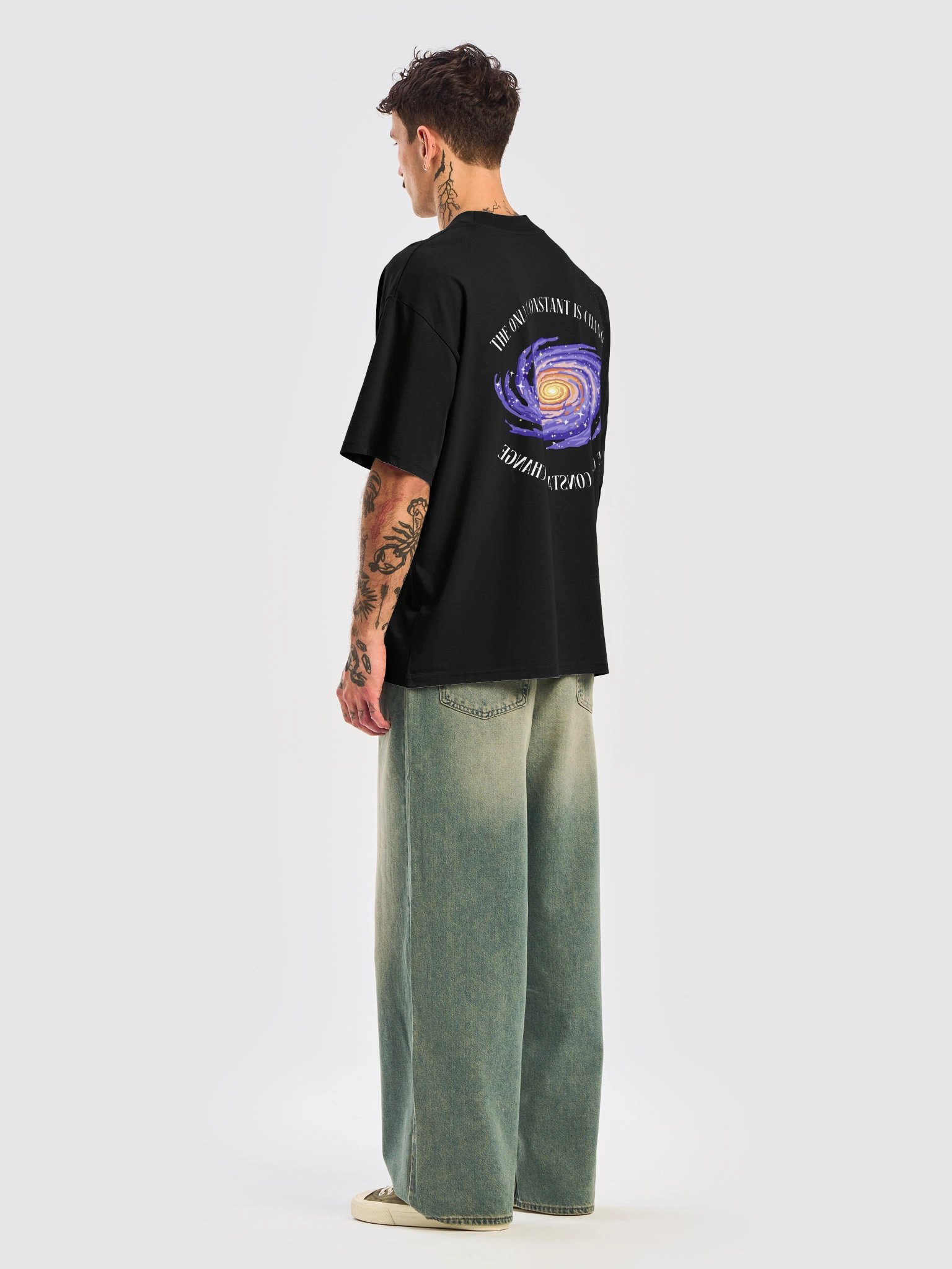 Stay Frisky Tee (Black/Purple) product image (6)