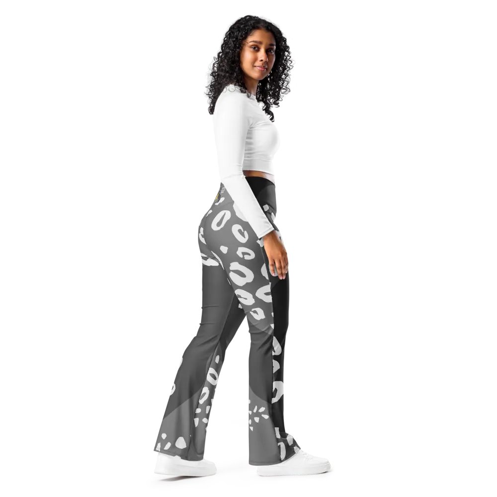 Grey Wildcat Whimsy Flare Leggings product image (3)