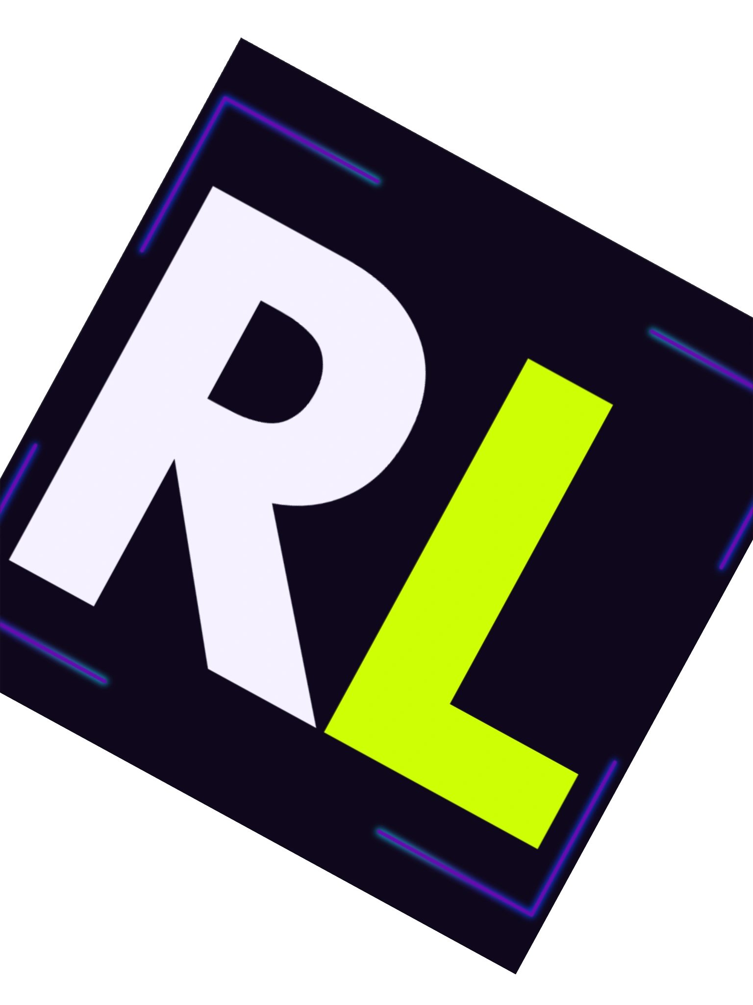 Repped Labs Monogram Logo Sticker product image (2)