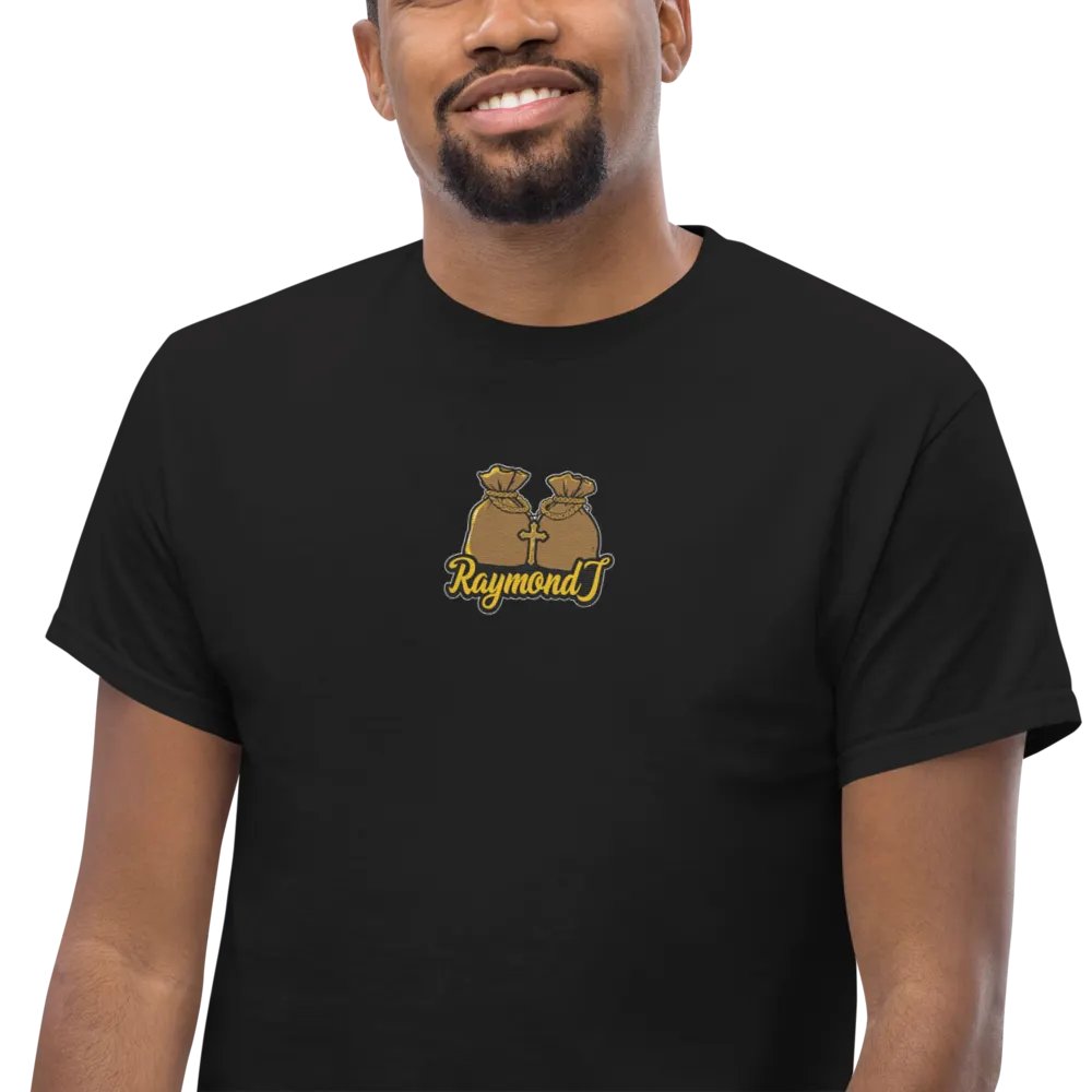 Raymond J - Original Embroided Centrepiece T-Shirt product image (15)