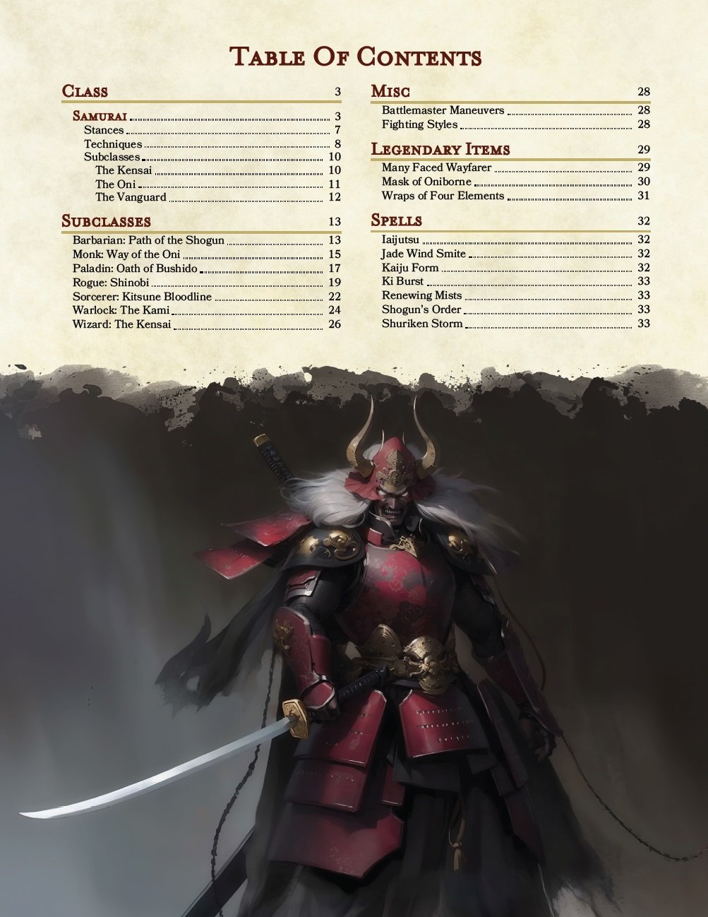 Age of Samurai (PDF Bundle) product image (2)