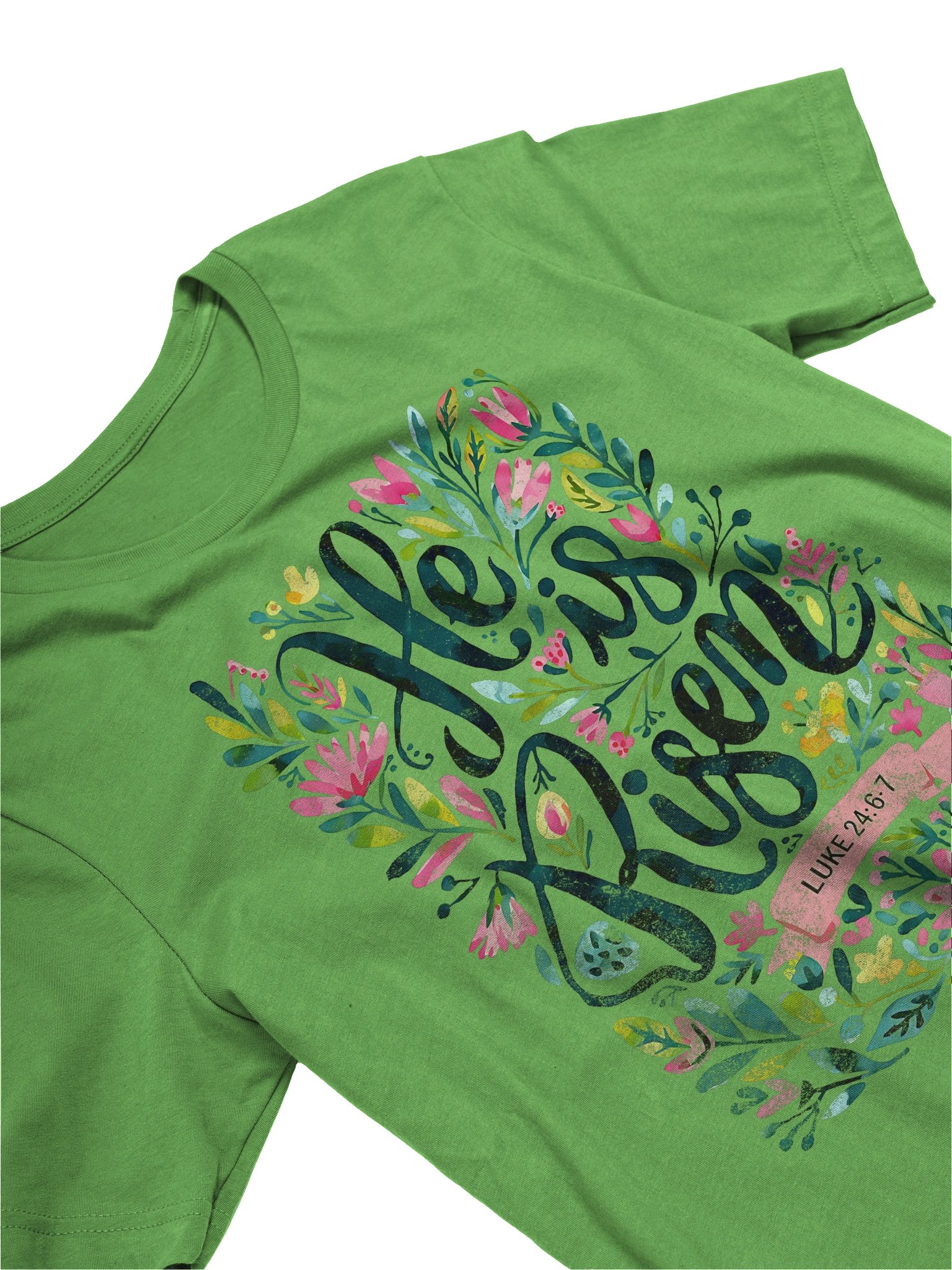 He Is Risen Women's Tee - Front & Back product image (3)