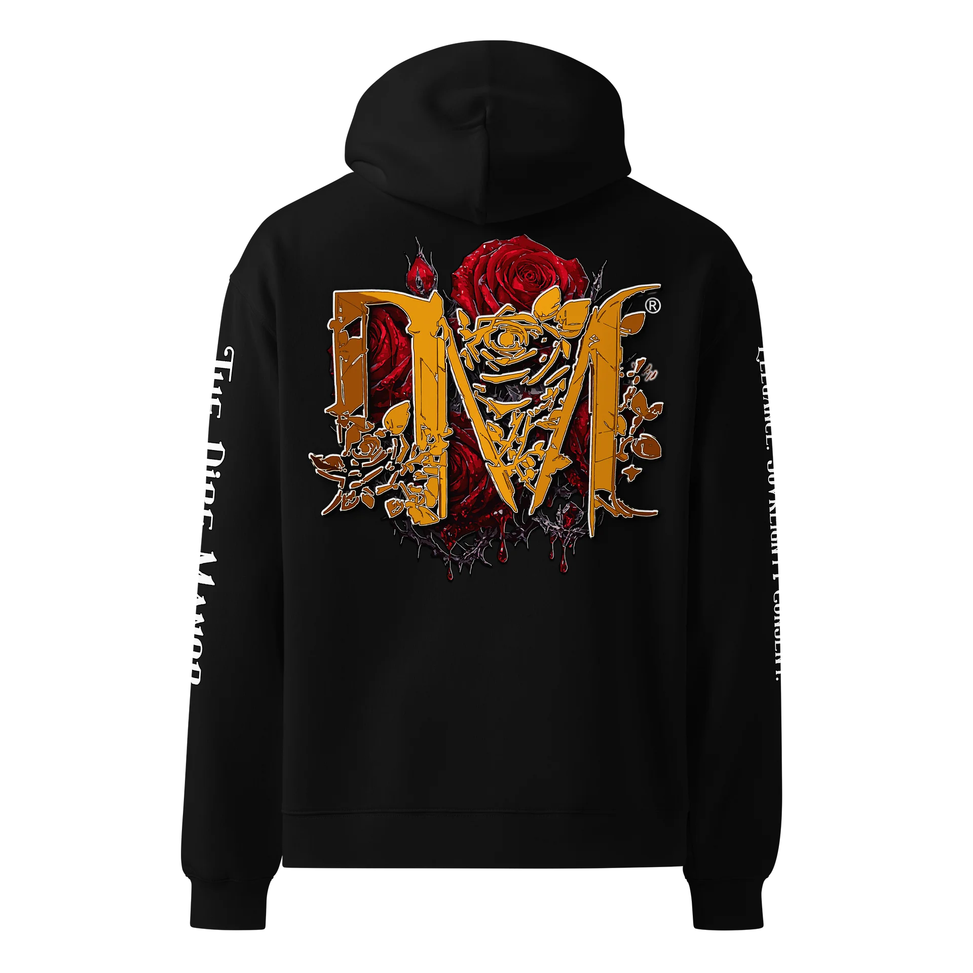 THE DIRE MANOR® — SOVEREIGNTY HEAVYWEIGHT STATEMENT HOODIE product image (3)