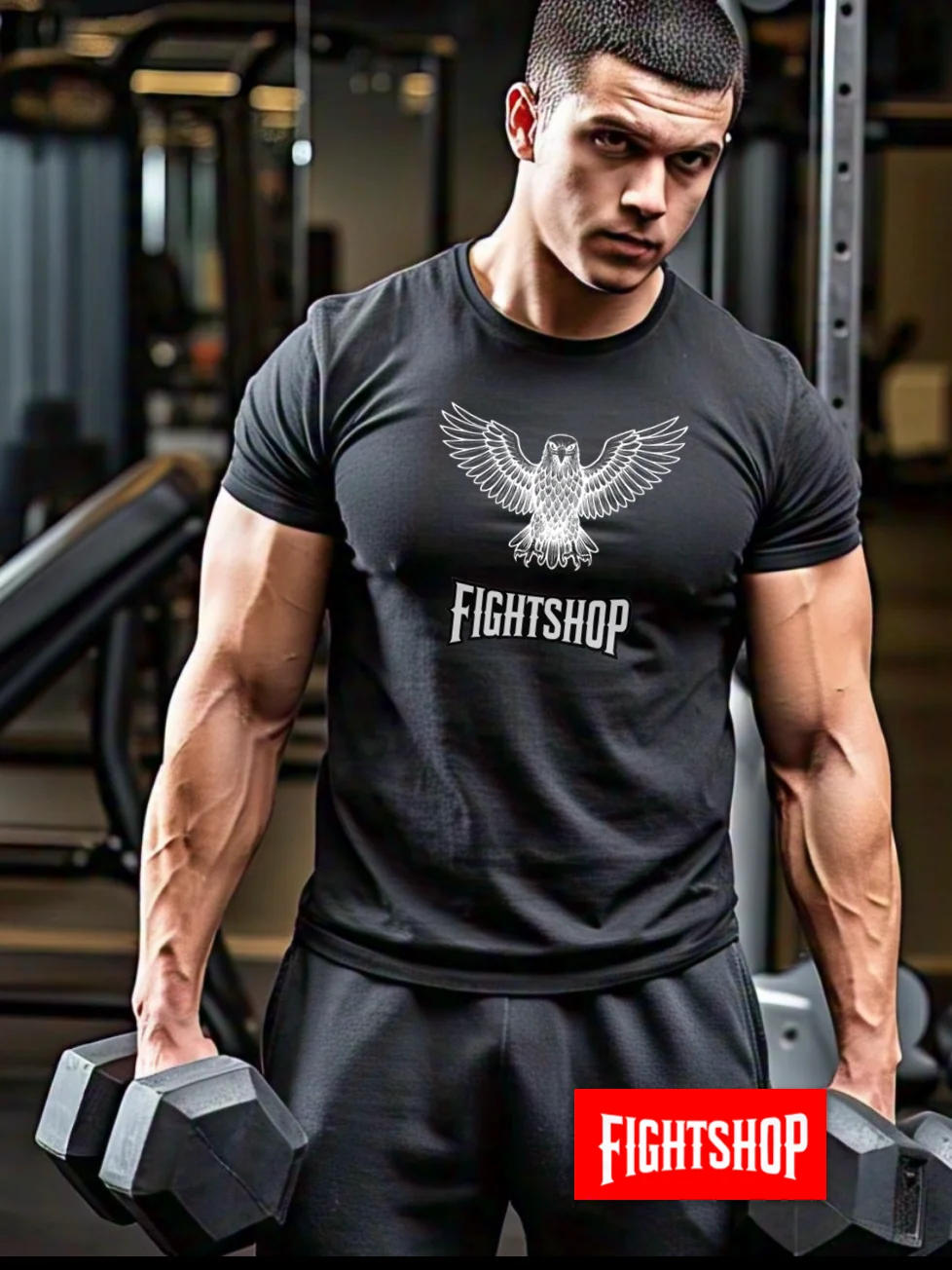 FIGHTSHOP EAGLE FITTED TEE product image (1)