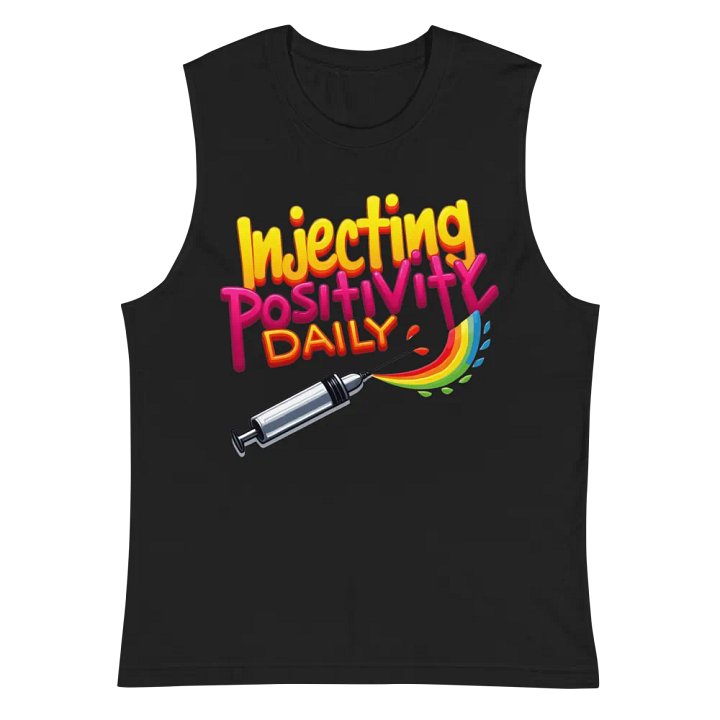 Rainbow Positivity Muscle Tank product image (3)