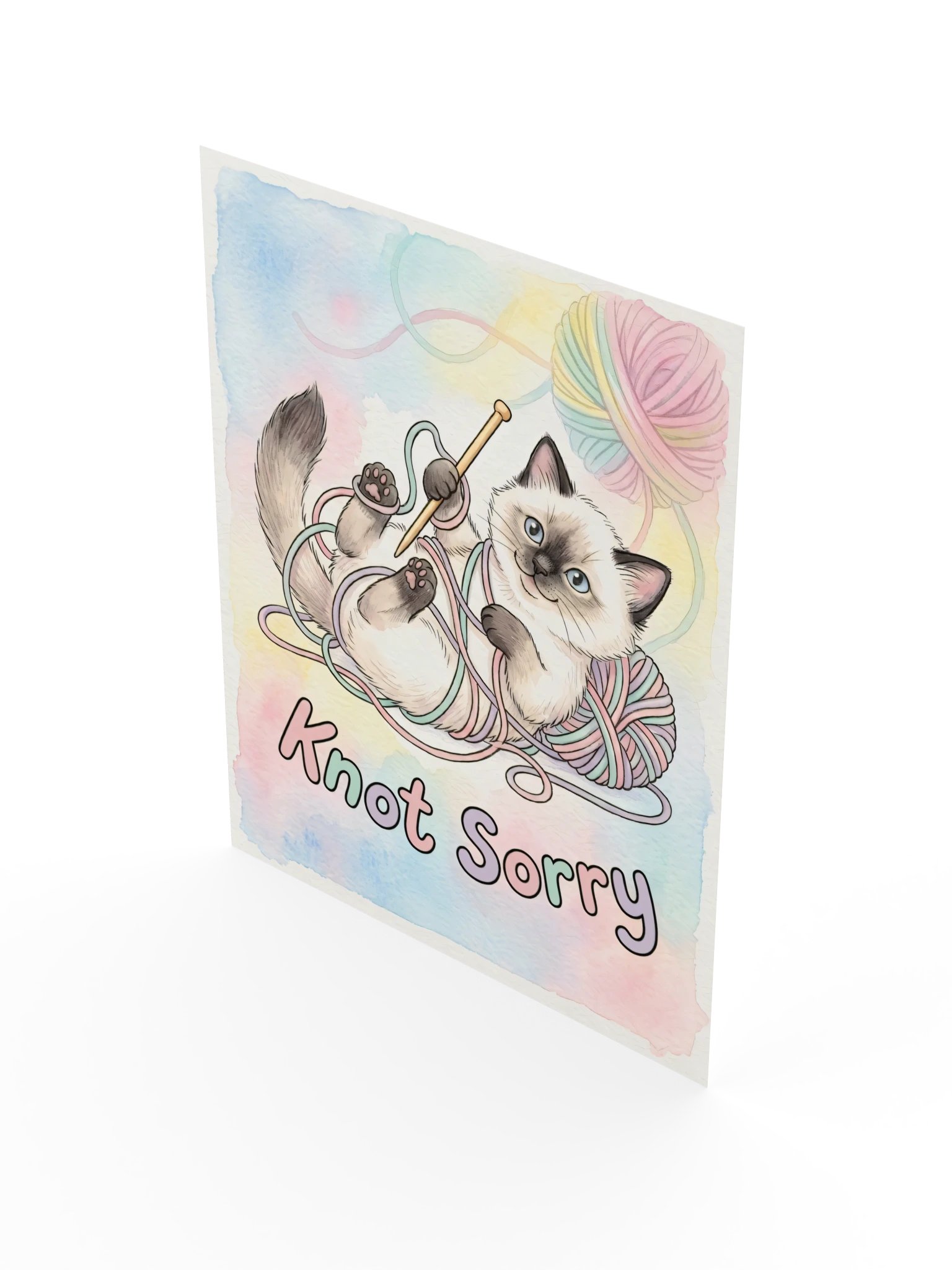 Yarn Tangle Birman Poster product image (17)