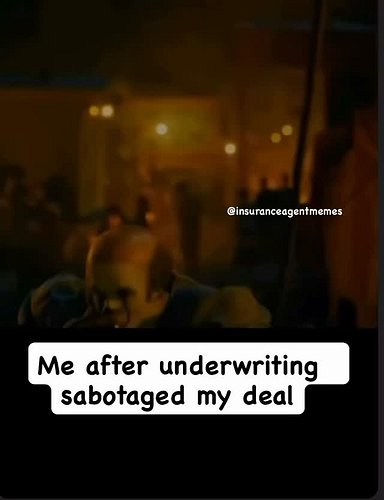 Underwriting: due to the google earth image from 2013 we must decline due to untrimmed trees ##insuranceagentmemes #insurance...