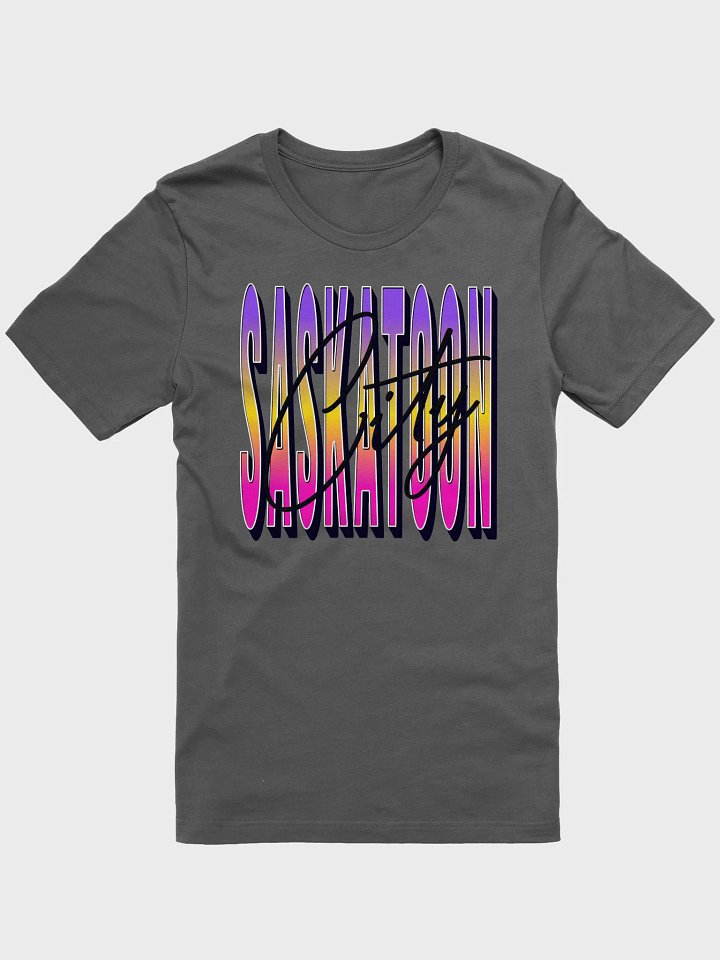 Saskatoon City Gradient Signature T-Shirt product image (1)