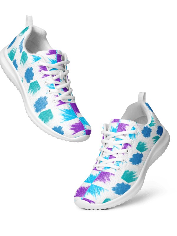 Splash Wave: Abstrakte Grafik-Sneaker Women's Athletic Shoes product image (1)