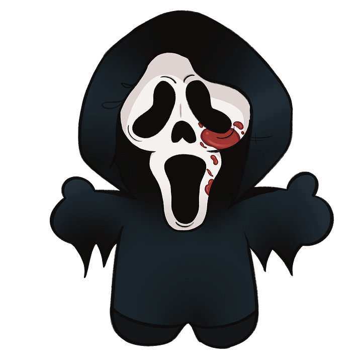 Scream Double Acrylic Charm product image (2)