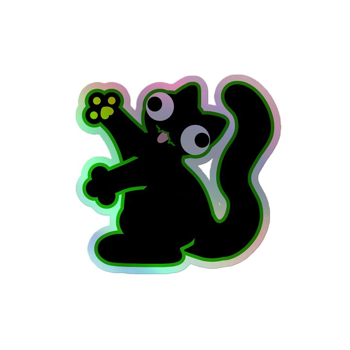 Holographic Sticker - Derpcat II product image (2)