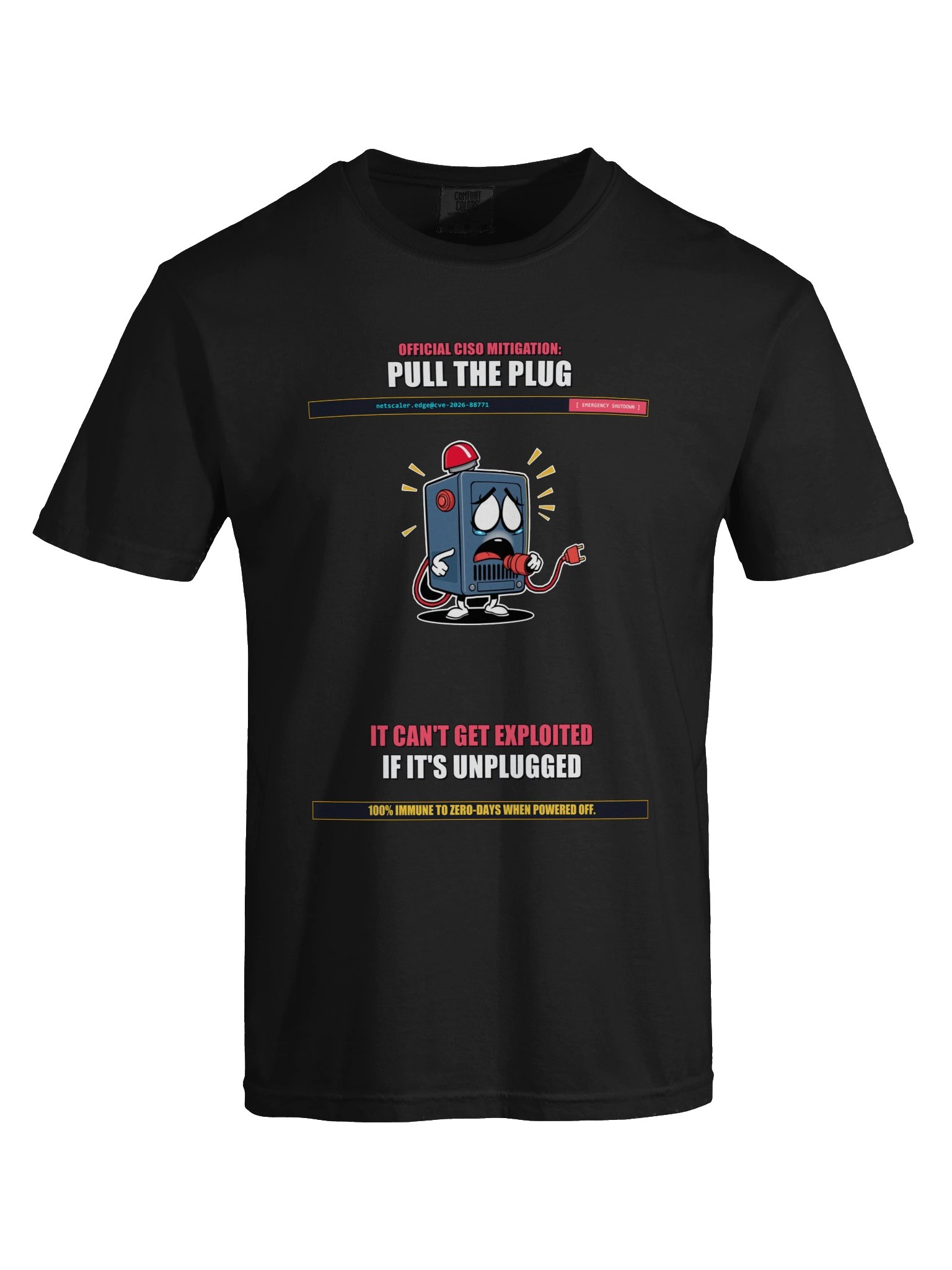 Citrix Emergency Mitigation: "Pull The Plug" Heavyweight Tee - Dark product image (36)