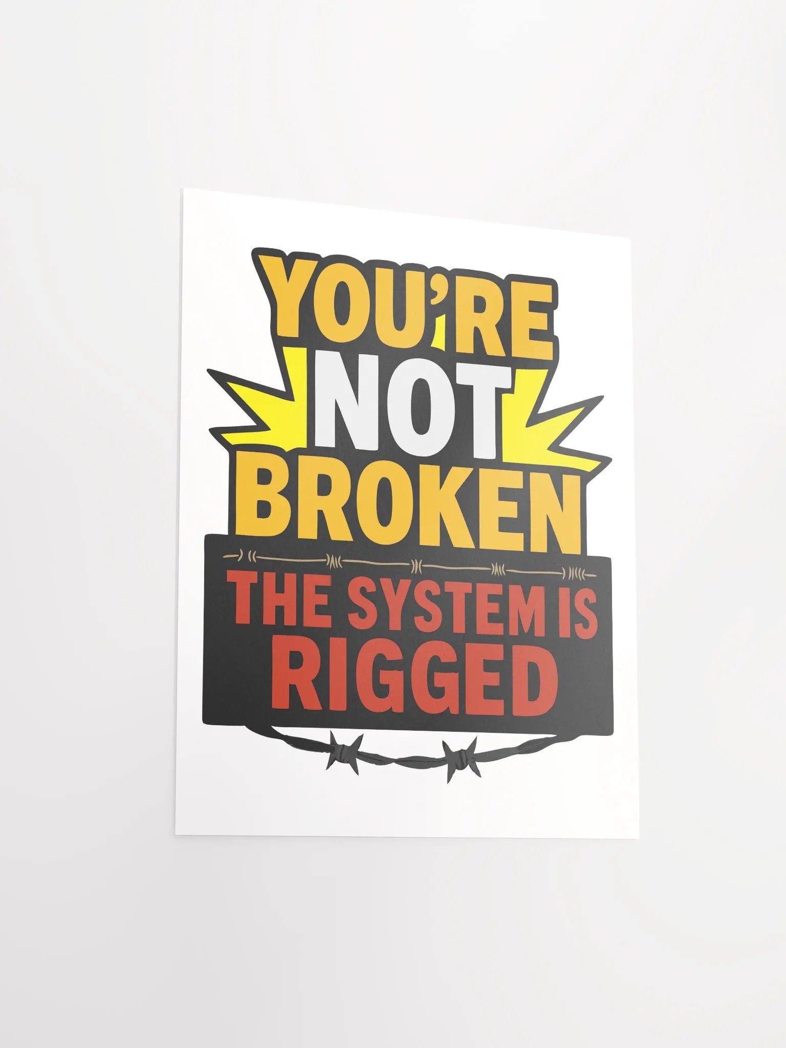 You're NOT Broken Resistance Poster product image (3)