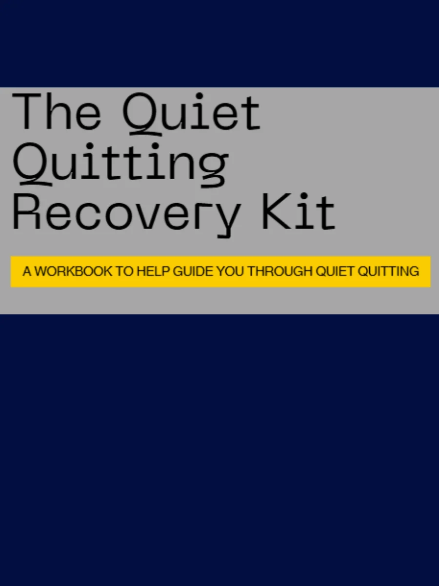 Quiet Quitting Recovery Kit product image (1)