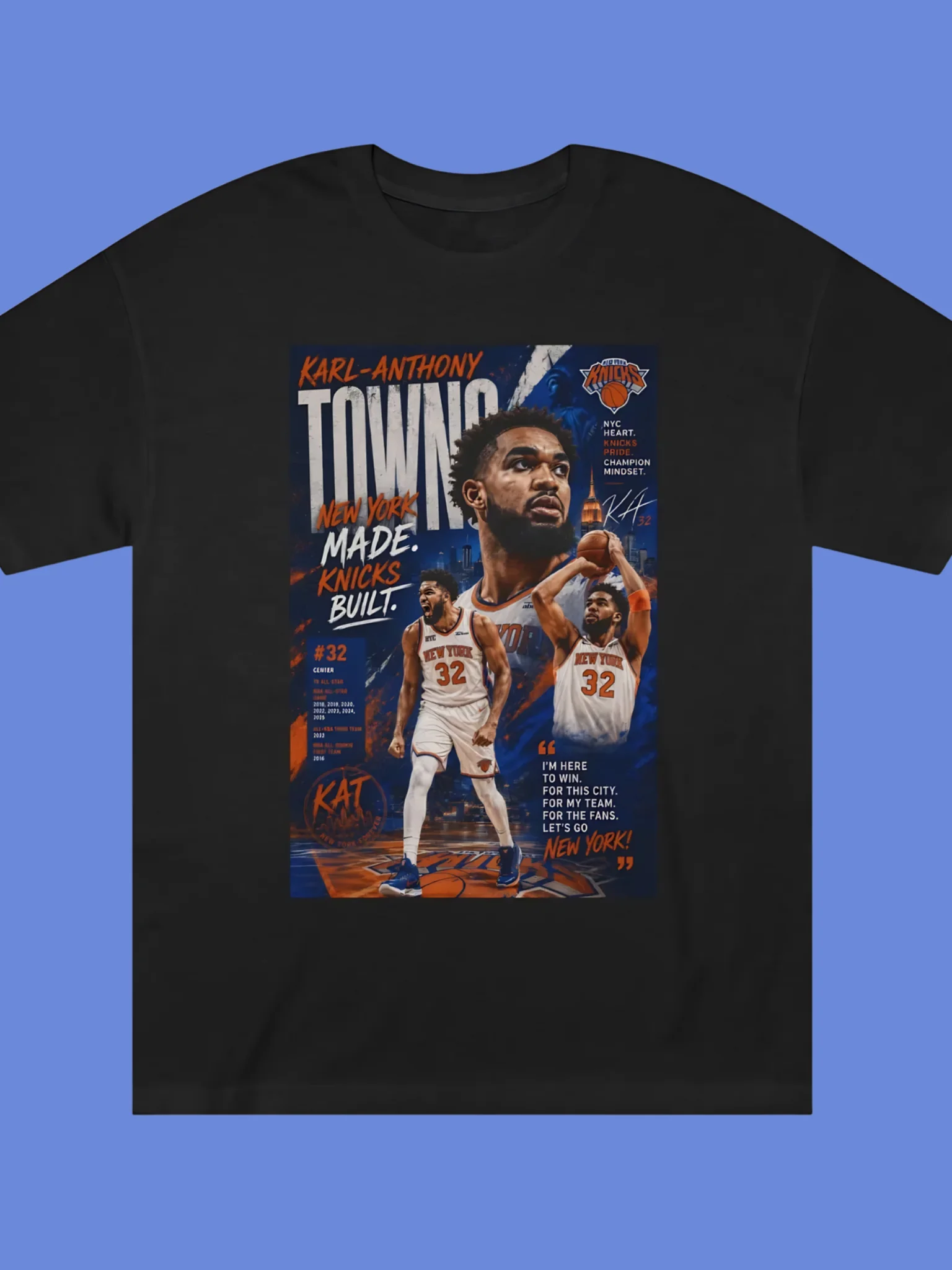 Karl Anthony Towns Knicks Shirt product image (2)