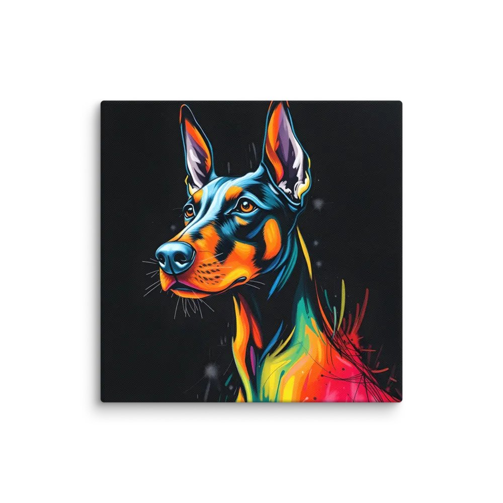 Vibrant Doberman Canvas Art product image (12)