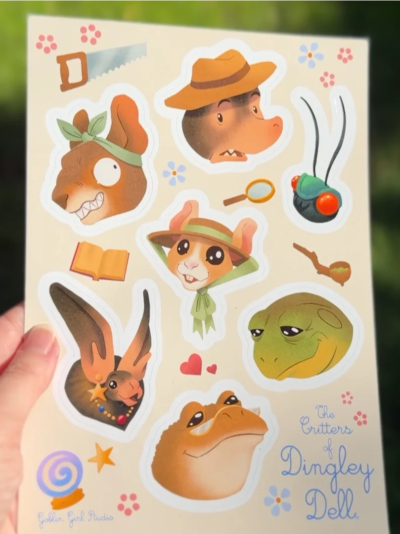 The Critters of Dingley Dell--but sticky! product image (1)