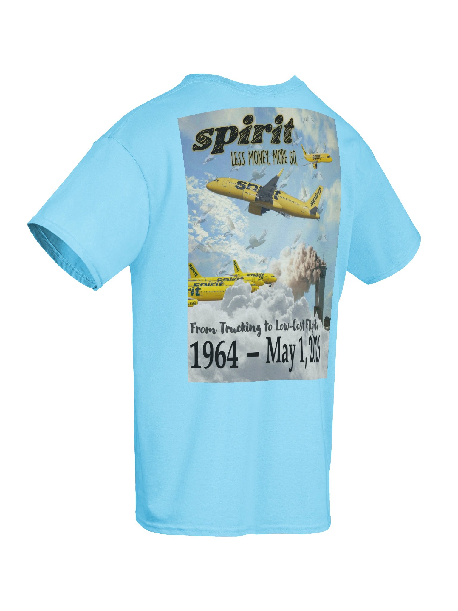 NEVER FORGET SPIRIT AIRLINES 🙏🏾🕊️✨ — T-SHIRT (LIGHT + FULL) product image (70)