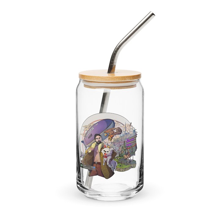 Chaos mod hero Glass Cup product image (1)
