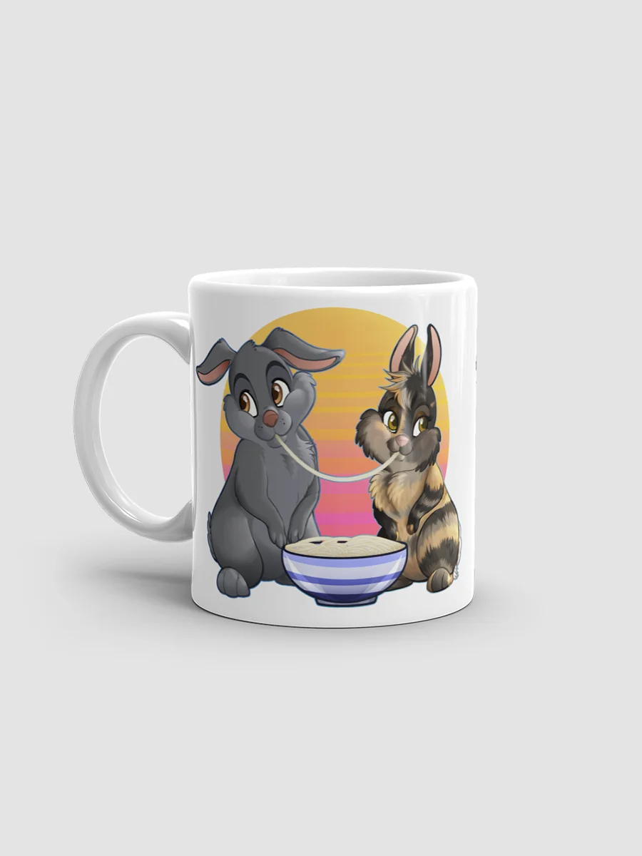 Maple & The Tramp Sunset White glossy mug product image (1)
