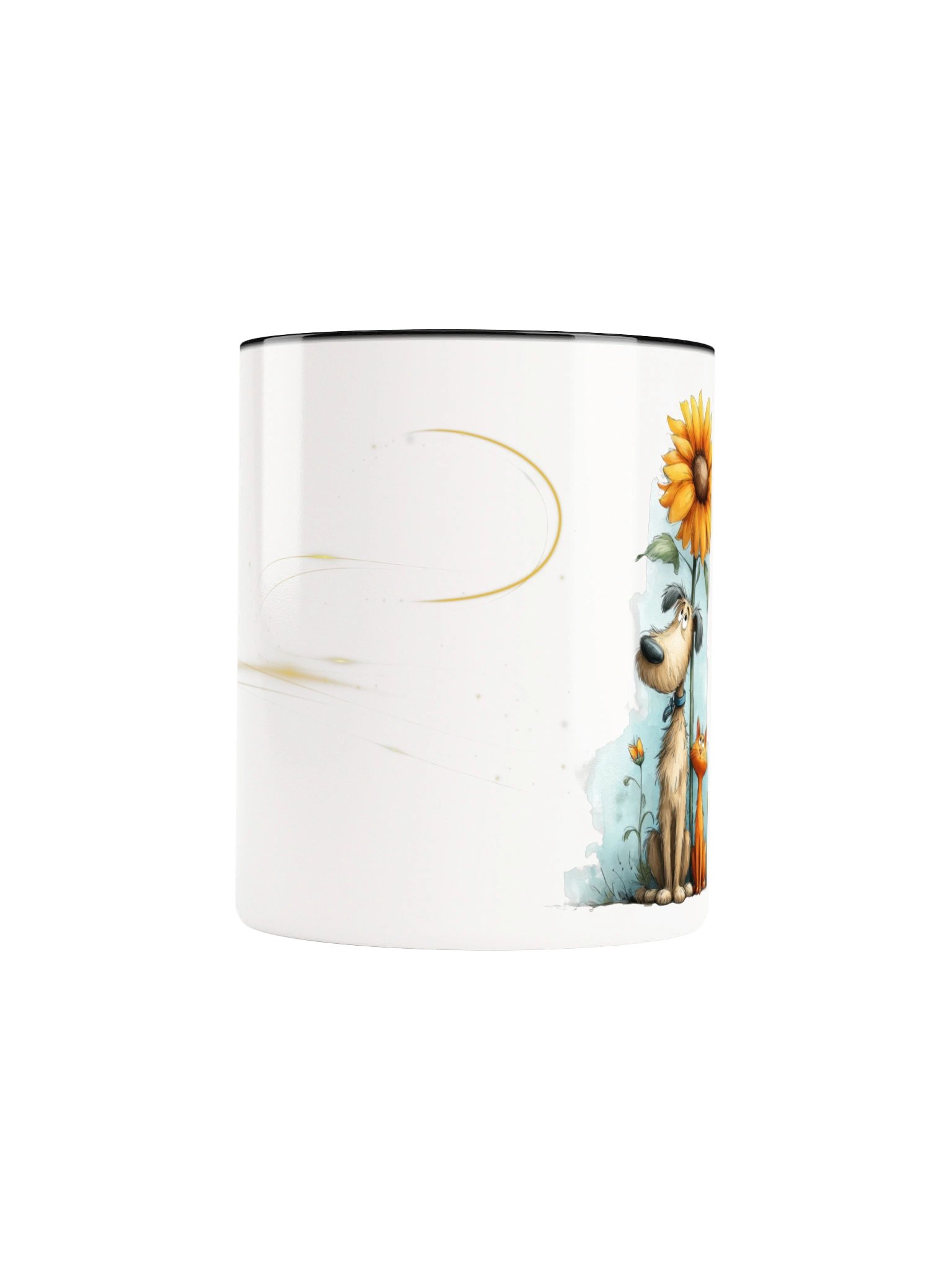 Sunflower Dog and Cat Coffee Mug product image (35)