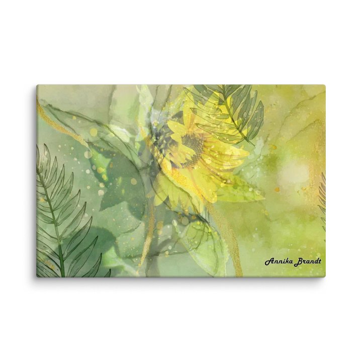 Canvas: Sunflower in early golden autumn (DA) product image (1)