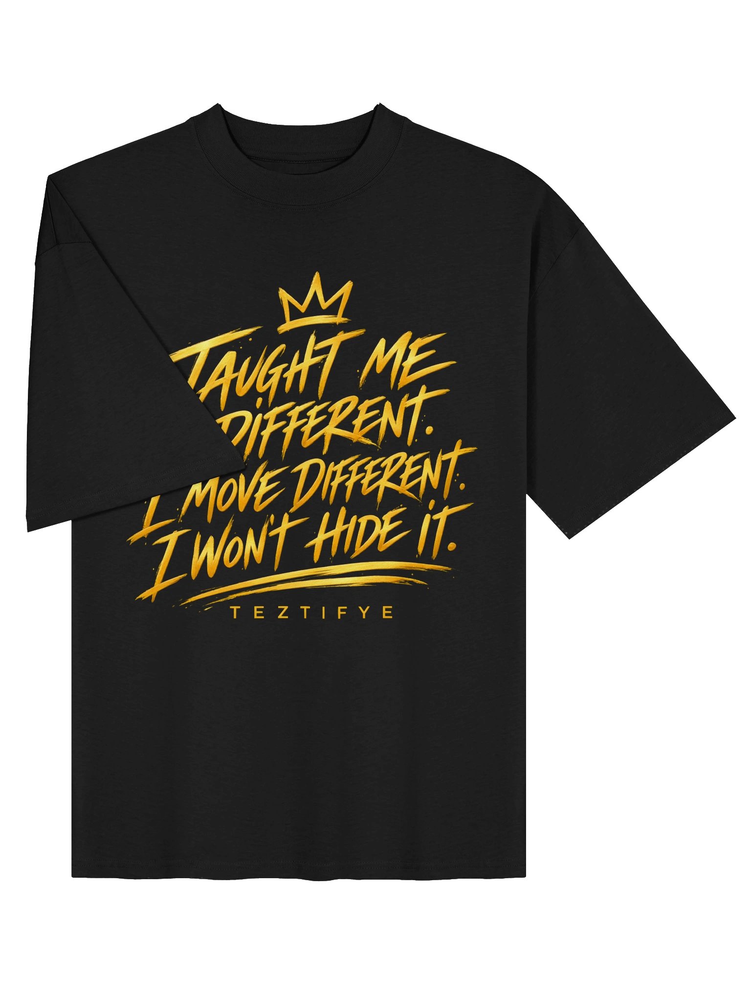Taught Me Different Oversized Tee product image (3)