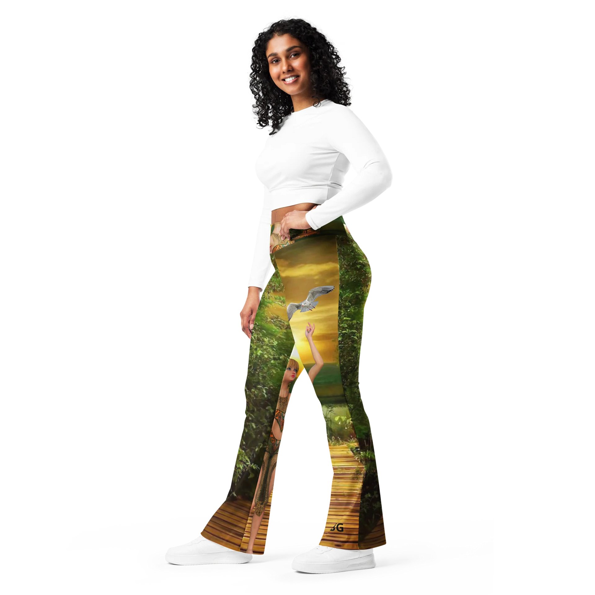 'Elven Stories - The Night of Your Return' Flare Leggings product image (11)