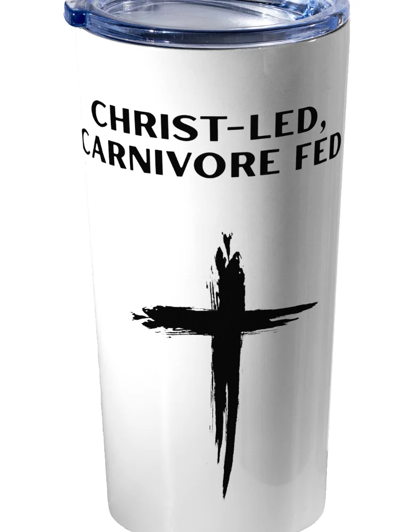 Stainless Steel Tumbler - Christ-led Carnivore Fed product image (1)