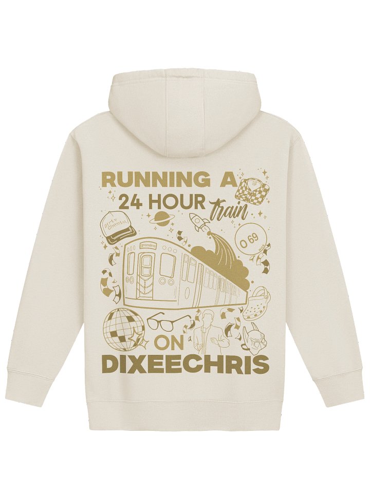 24hr Train Hoodie - Yellow product image (1)