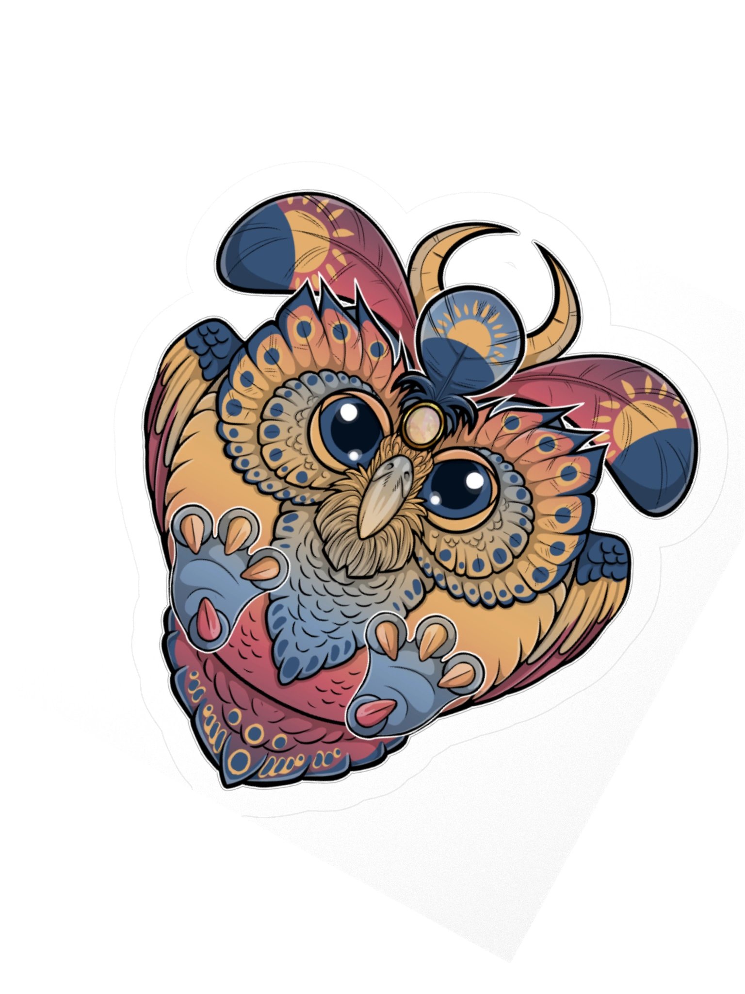 Sunrise Owl Stickers product image (2)