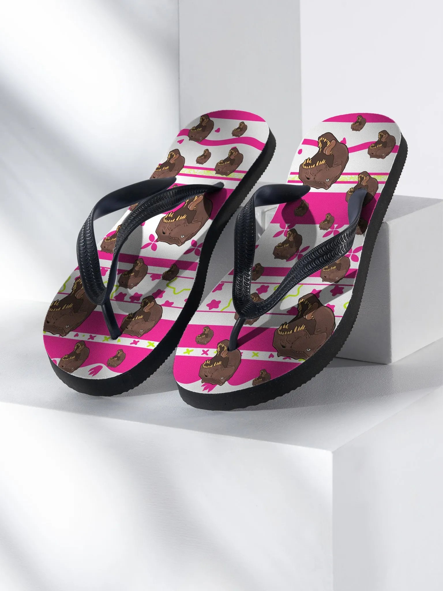 T-Rex Ah Flip-Flops product image (1)