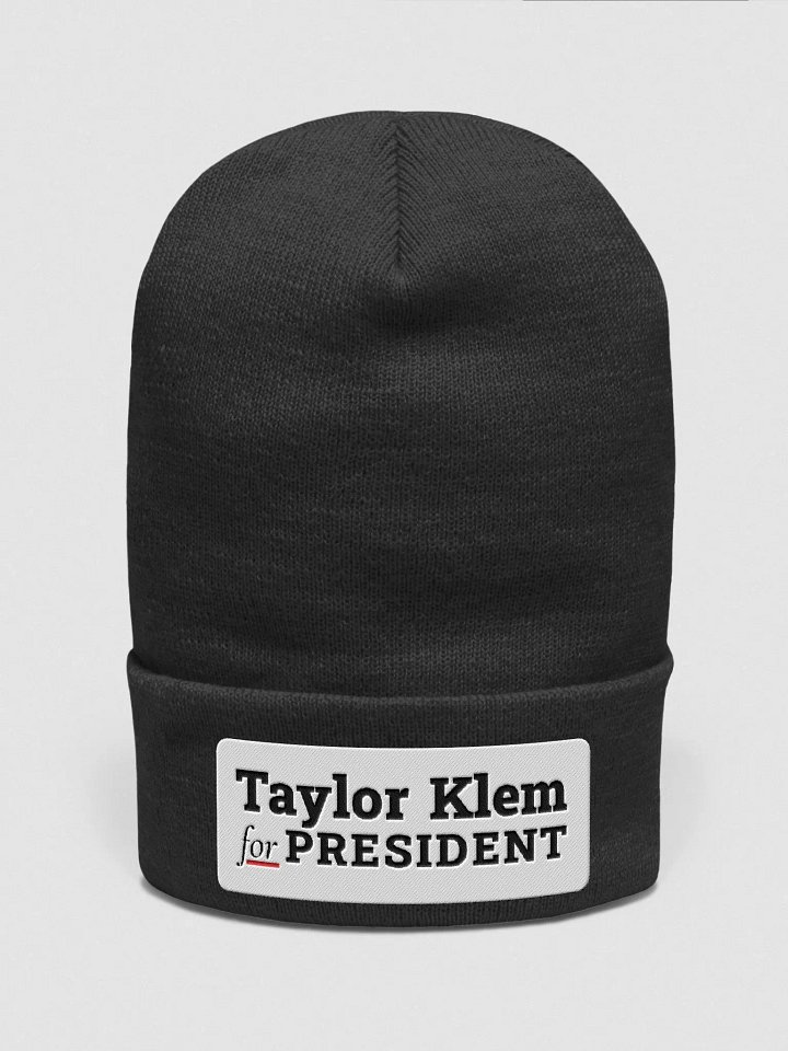 Taylor Klem for President Embroidered Beanie product image (6)
