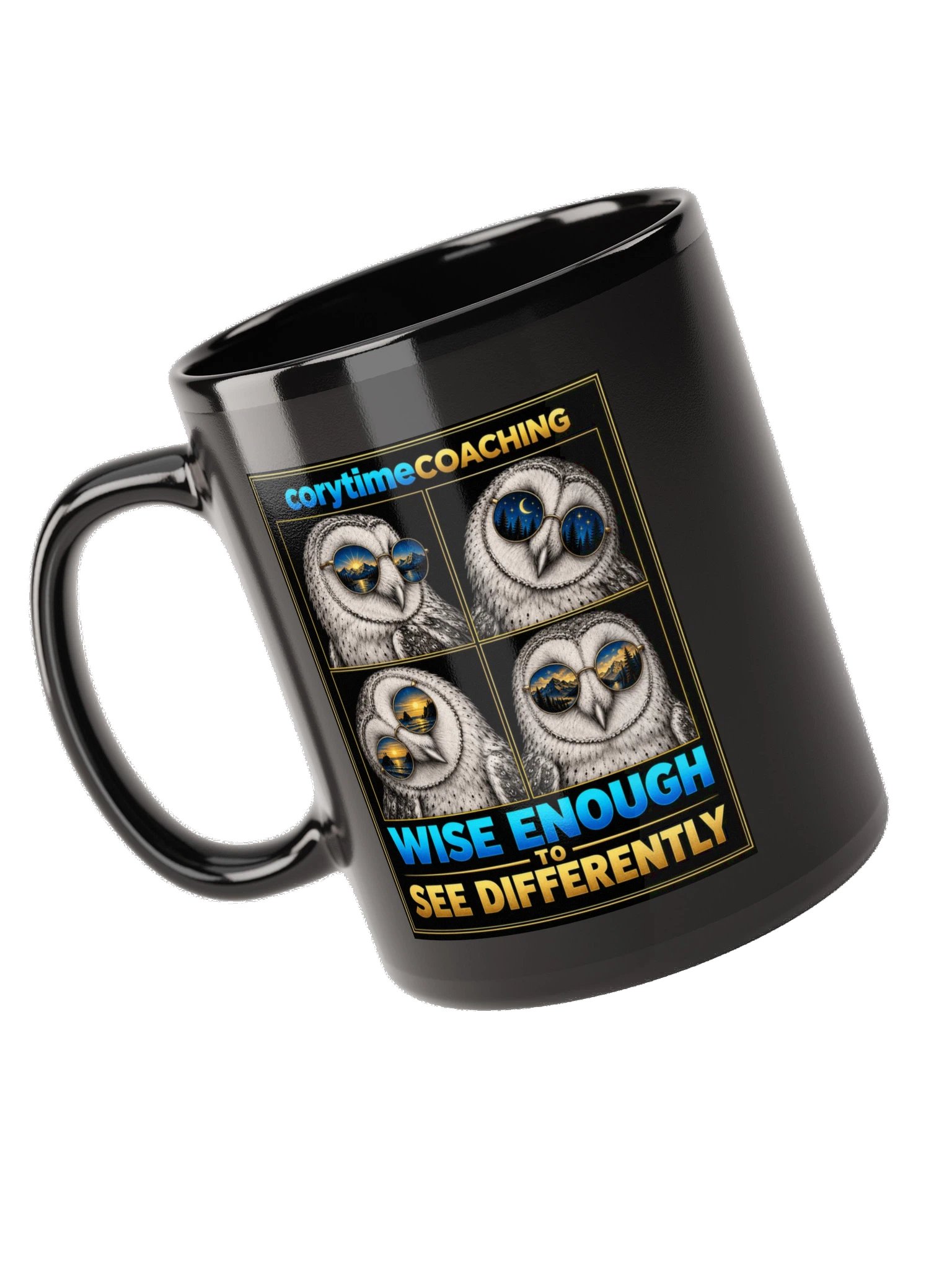 corytimeCOACHING Black Glossy Mug product image (11)
