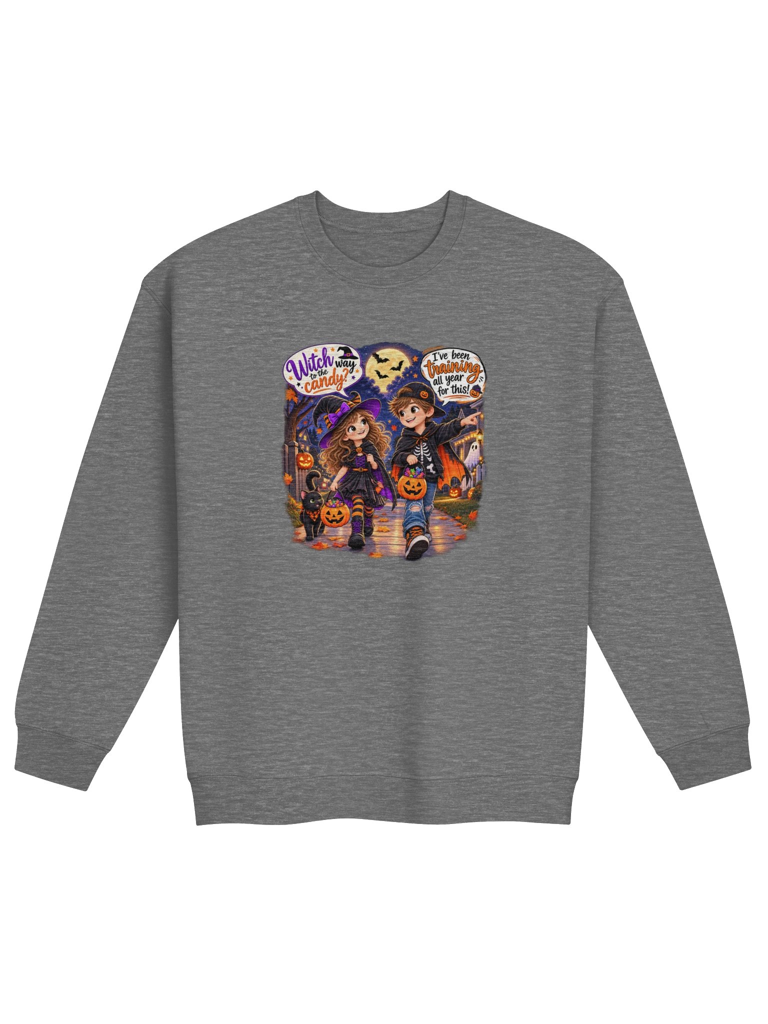 Trick or Treat Crewneck Sweatshirt product image (1)