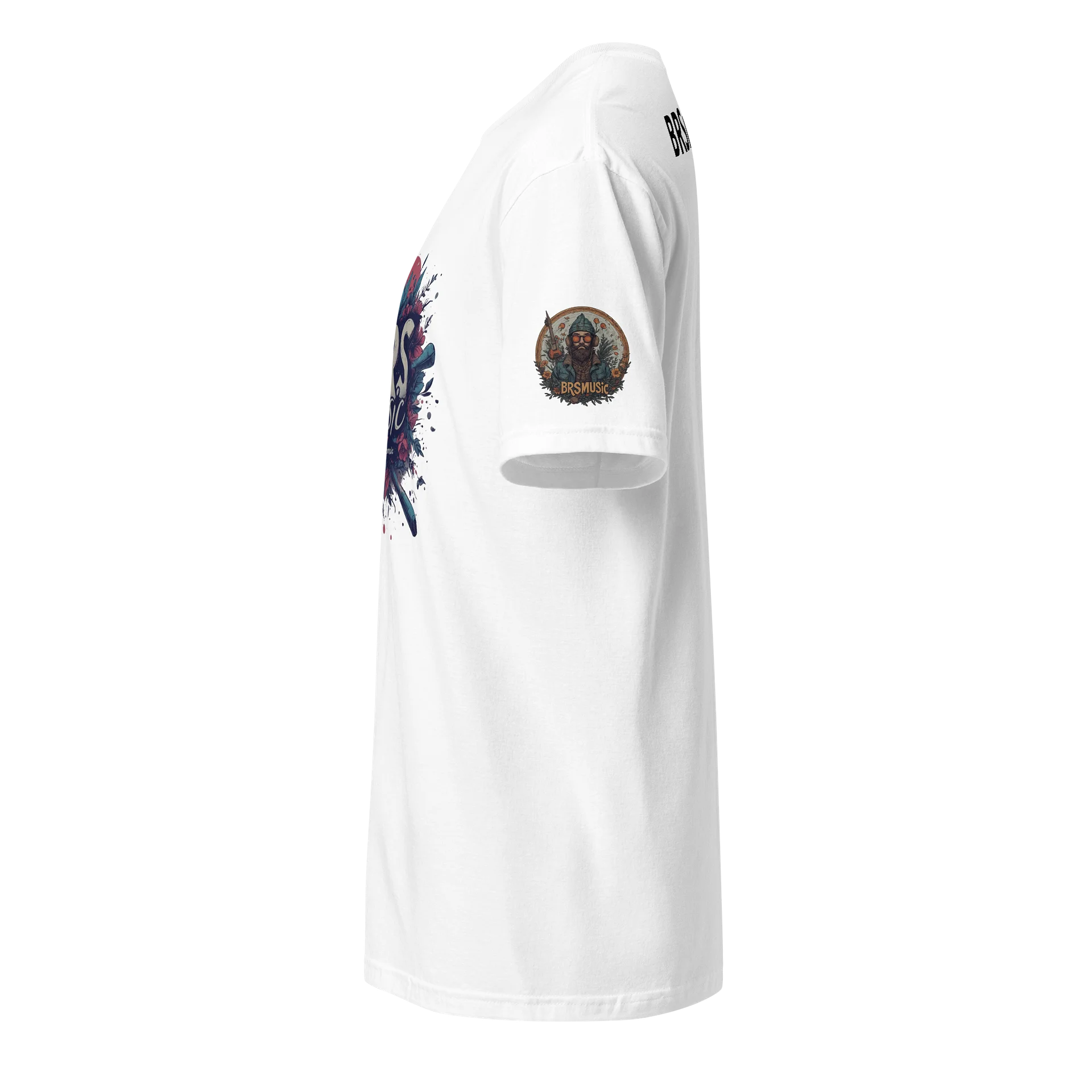 BRSmusic logo white t-shit product image (3)