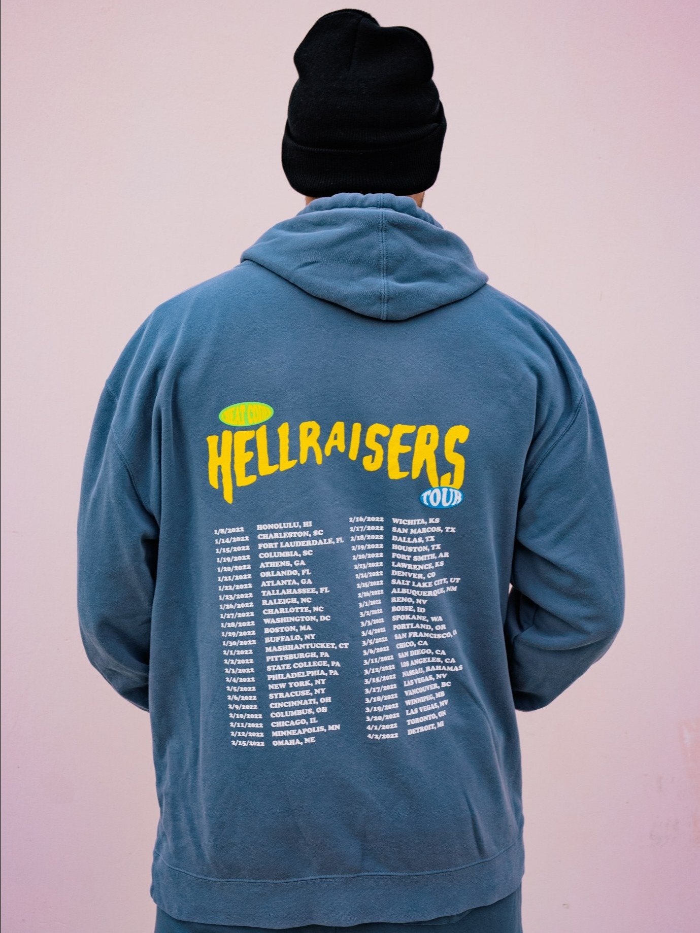 Hell Raisers Light Blue Hoodie product image (2)