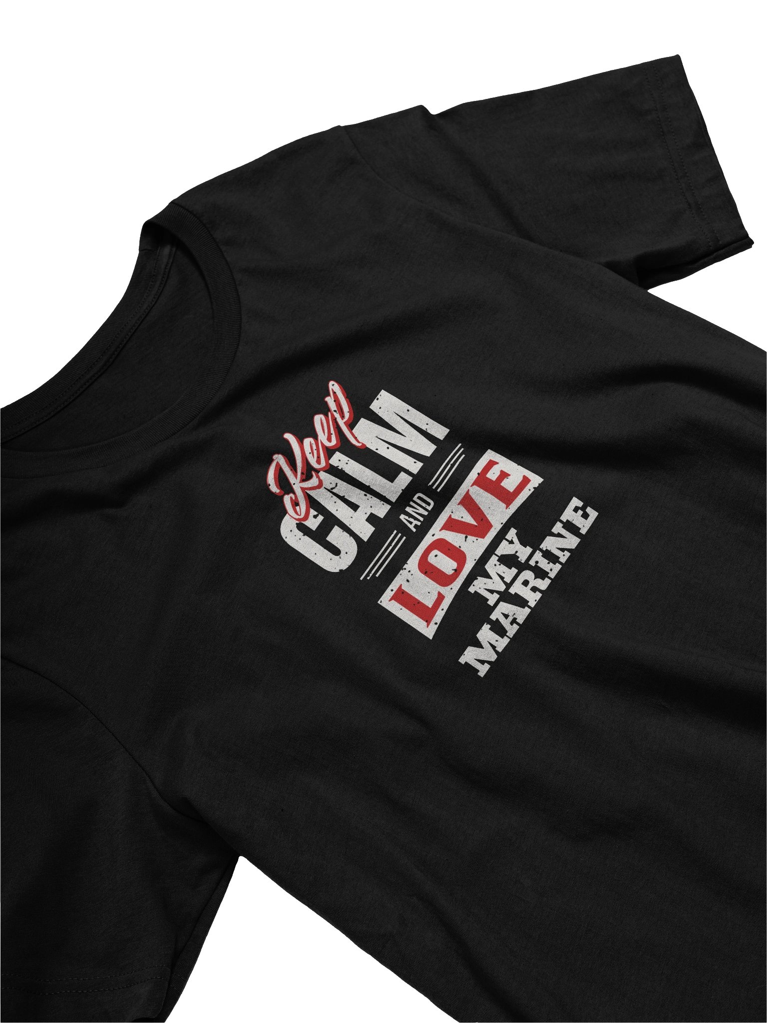 Keep Calm and Love My Marine - Family T-shirt product image (3)